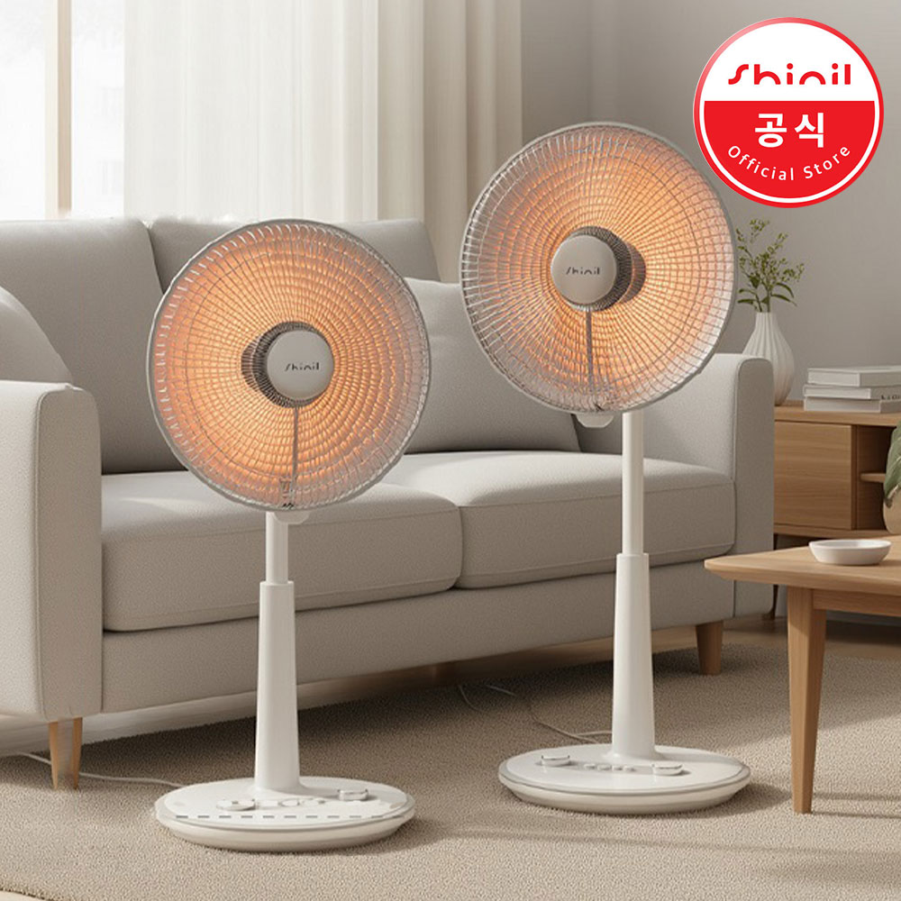 [신일] 전기히터 하이라이트 저전력 선풍기형 스탠드 SEH-YH700W