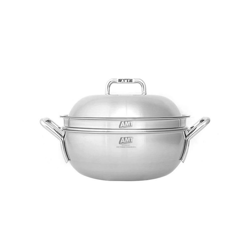 [AMT] 샤프 316Ti 스텐 냄비 28cm 파티웍 통5중
