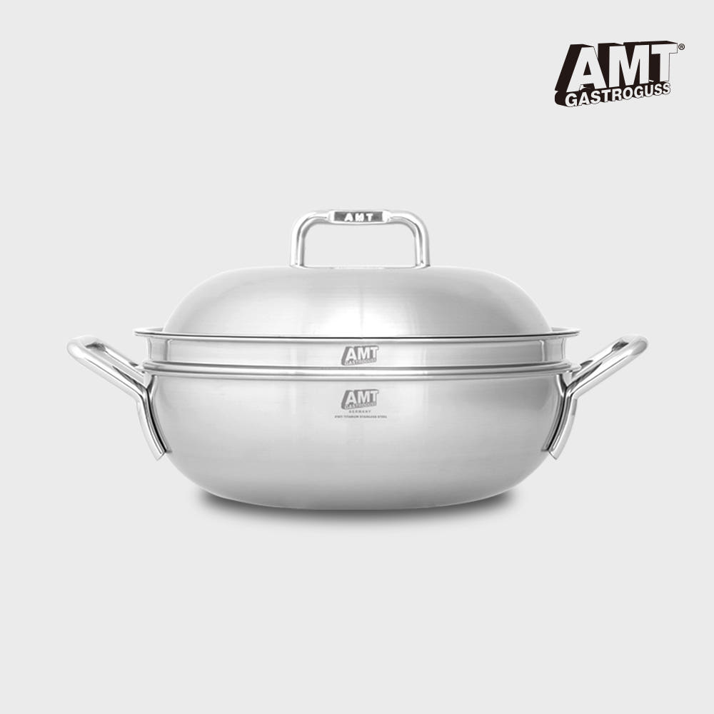 [AMT] 샤프 316Ti 스텐 냄비 32cm 파티웍 통5중
