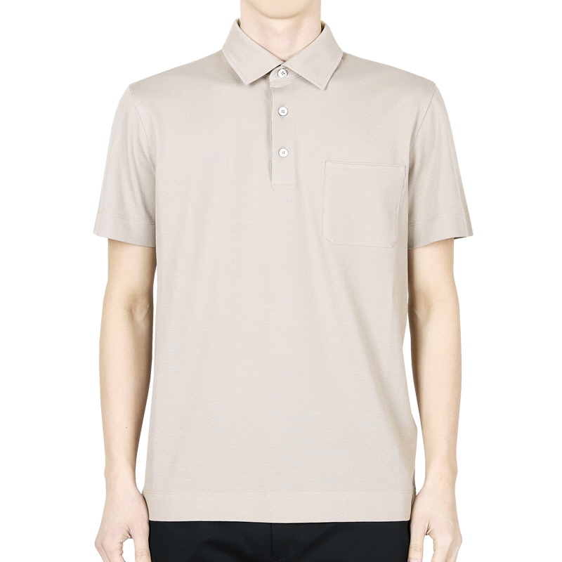 디몬트 에르메네질도제냐 남성 코튼 PK 반팔(베이지) UF392A9 F752 N02