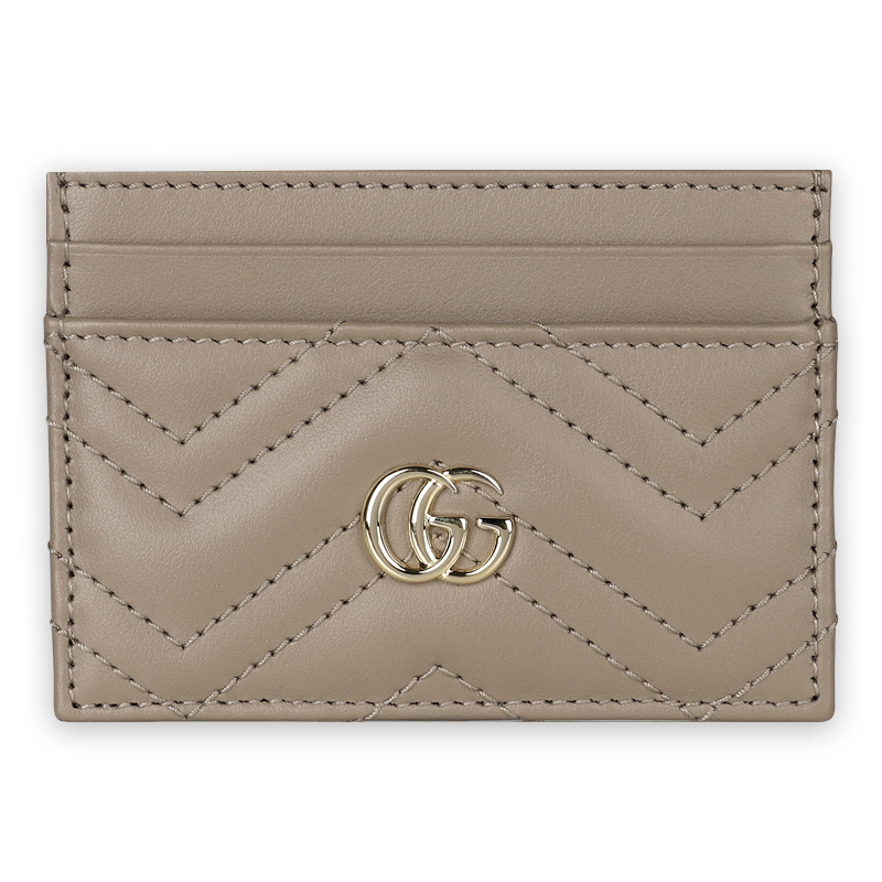 디몬트 구찌 여성 GG 마몬트 마틀라쎄 카드 지갑(토프베이지) 443127 DTDHD 1523