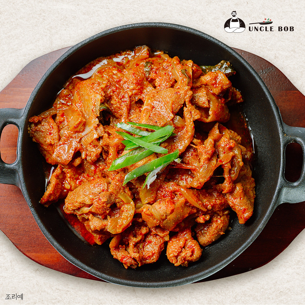 엉클밥 기사식당 제육볶음 500g(1팩/4팩 택1)