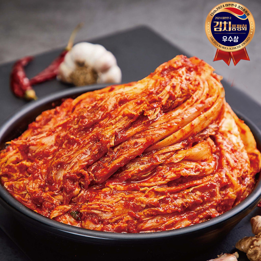 김치품평회우수상 강원도 고랭지김치 솜씨가 신토불이 포기김치 10kg 국내산재료 아삭 맛있는김치