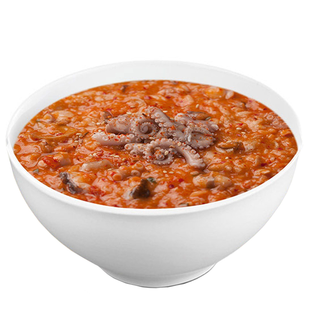다림 매운낙지죽 500gX7팩 맛있게 얼큰 쫄깃한 낙지 청양고추 칼칼한 별미