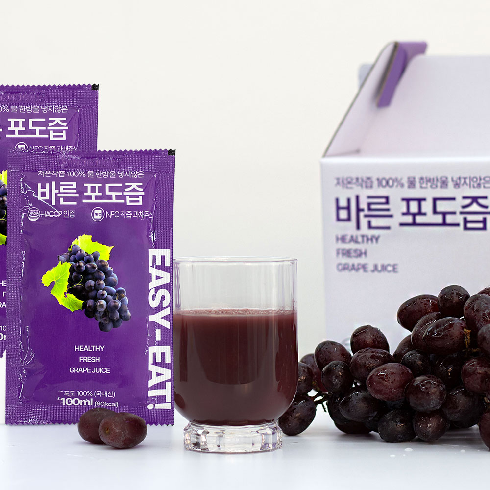 김재식박사의 저온착즙100% 더 진한 포도즙 100mlX30팩