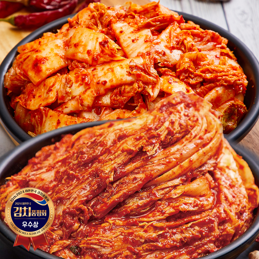 강원도 고랭지김치 솜씨가 신토불이 포기김치 5kg+맛김치5kg