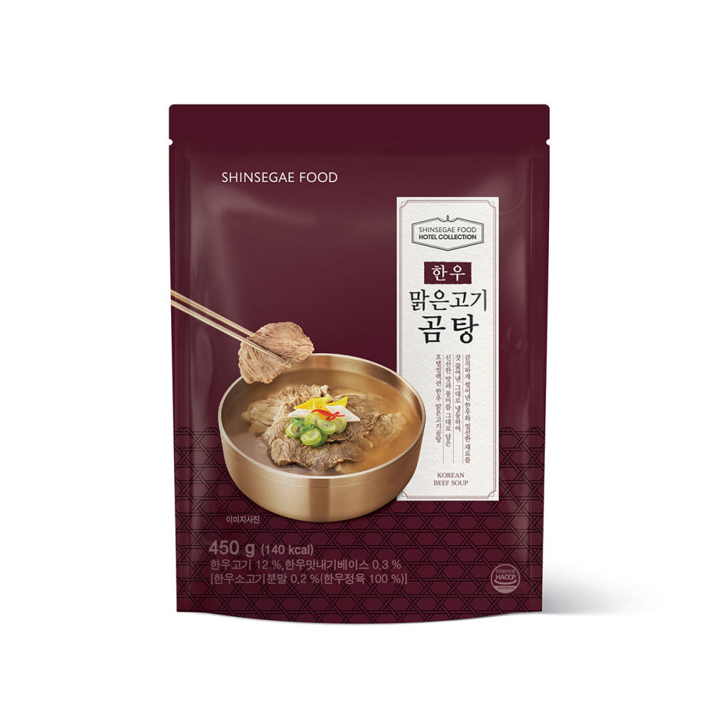 [신세계푸드] 호텔컬렉션 한우 맑은 고기곰탕 450g(1팩/4팩 선택)