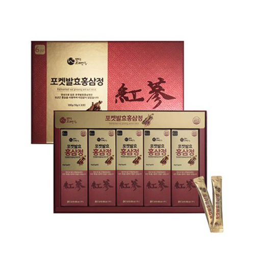 [대한홍삼] 포켓 발효 홍삼정 스틱 10ml x 30포