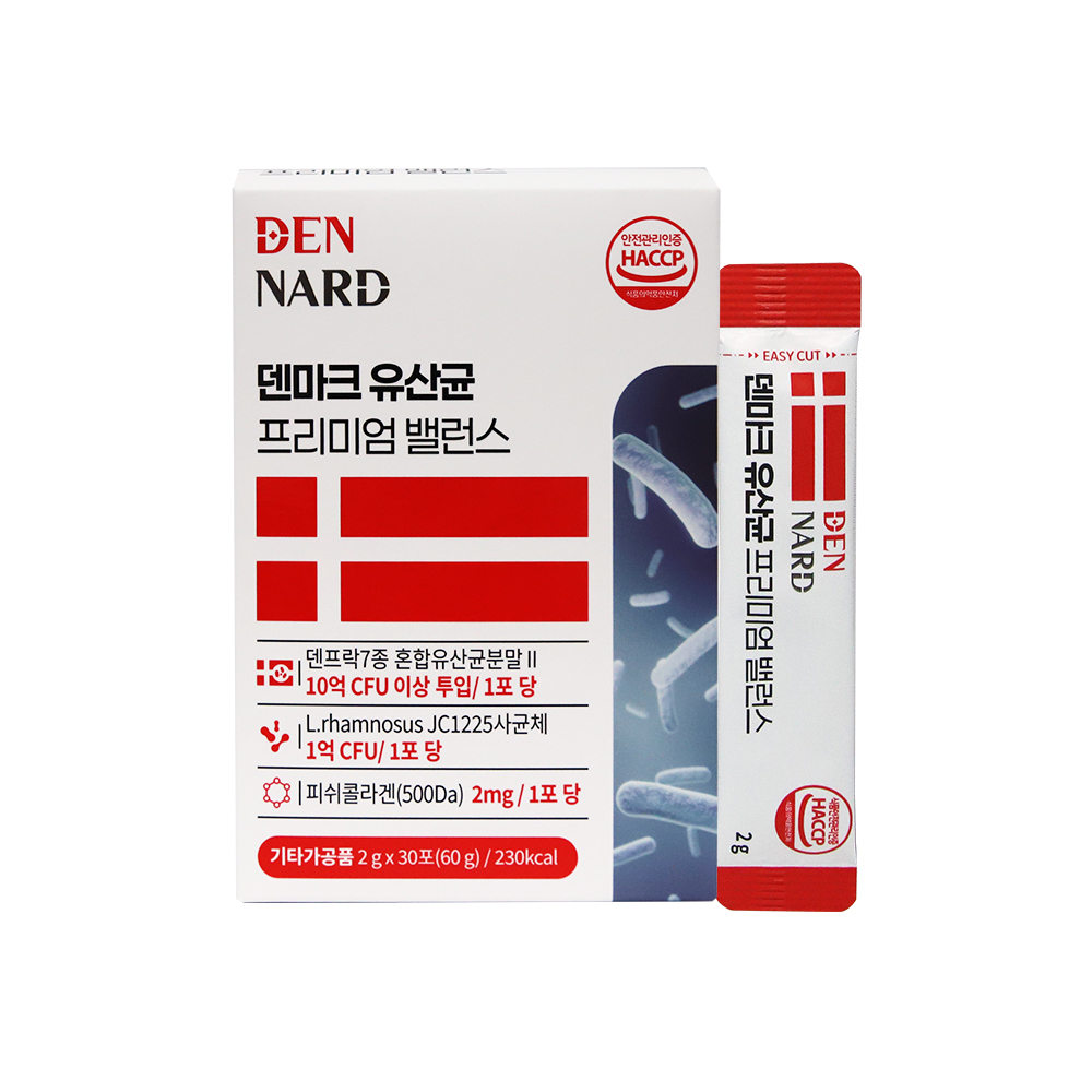 DENNARD 덴마크 유산균 프리미엄 밸런스 2gX30포