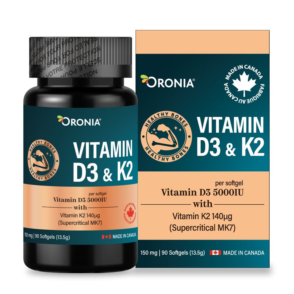 오로니아 비타민 D3 & K2 90캡슐