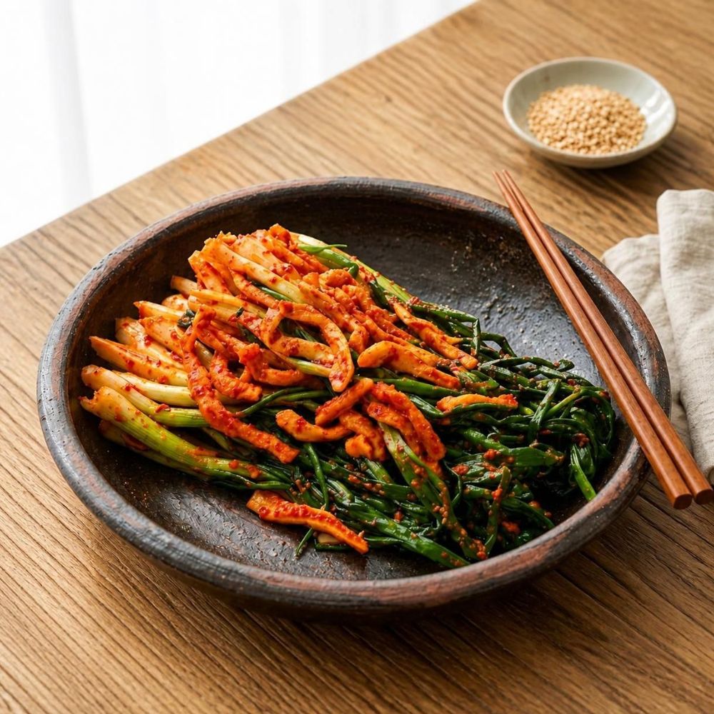 황태육수로 맛을낸 소담한 쪽파 무말랭이 김치(1kg/2kg 선택)당일생산 당일발송
