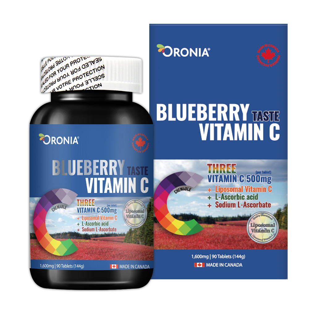 오로니아 블루베리 비타민C 리포좀 90정 츄어블