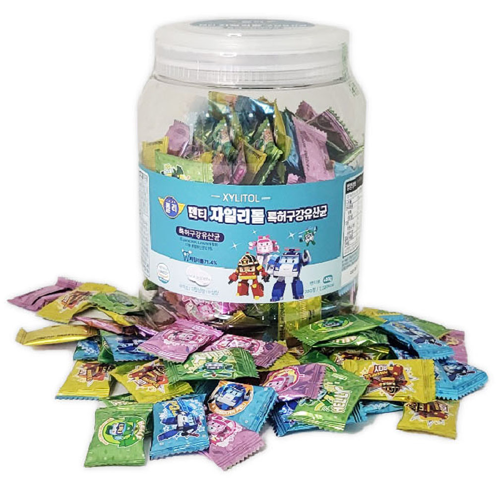 로보카폴리 덴티자일리톨 특허 구강유산균 2g x 200정