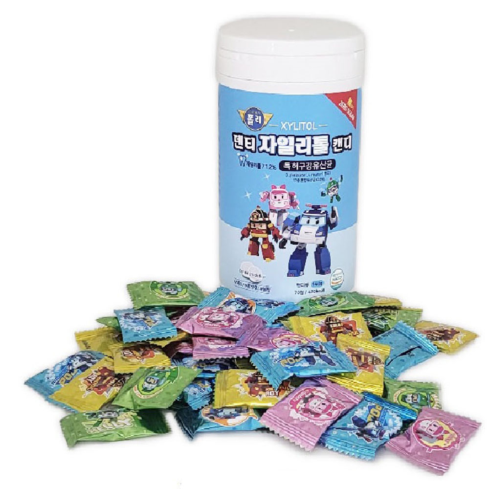 로보카폴리 덴티자일리톨 특허 구강유산균 2g x 70정