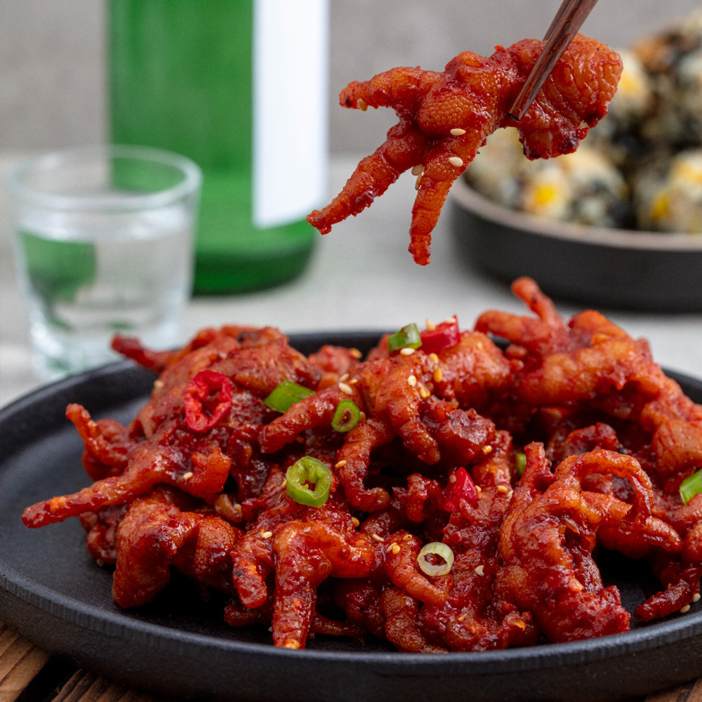 홍파 직화숯불 무뼈닭발 200g(1팩/3팩/5팩선택)