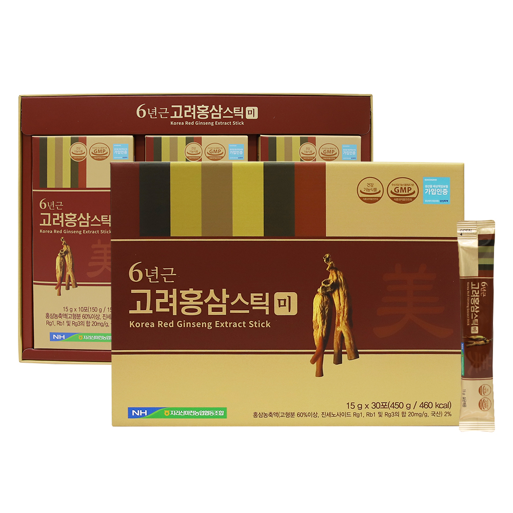 지리산마천농협 6년근 고려홍삼 스틱미 70gX30포