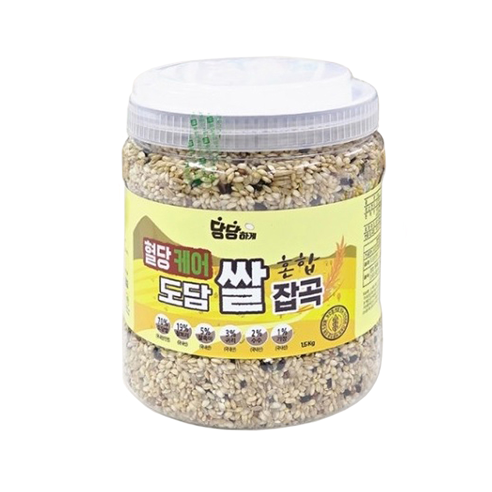 혈당케어 도담쌀 혼합 잡곡 귀리 현미 진천쌀 1.5kg