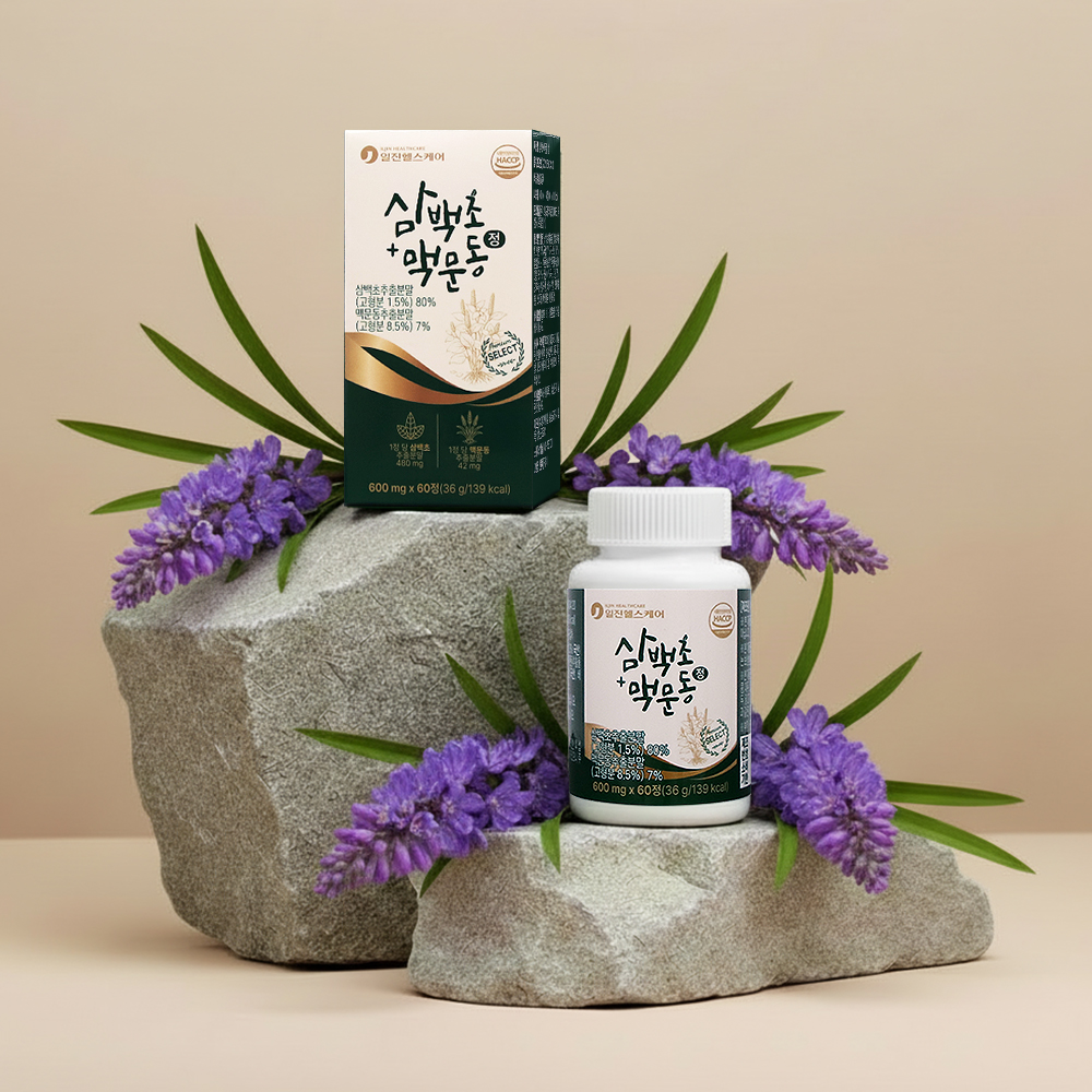 일진헬스케어 삼백초+맥문동정 600mgX60정