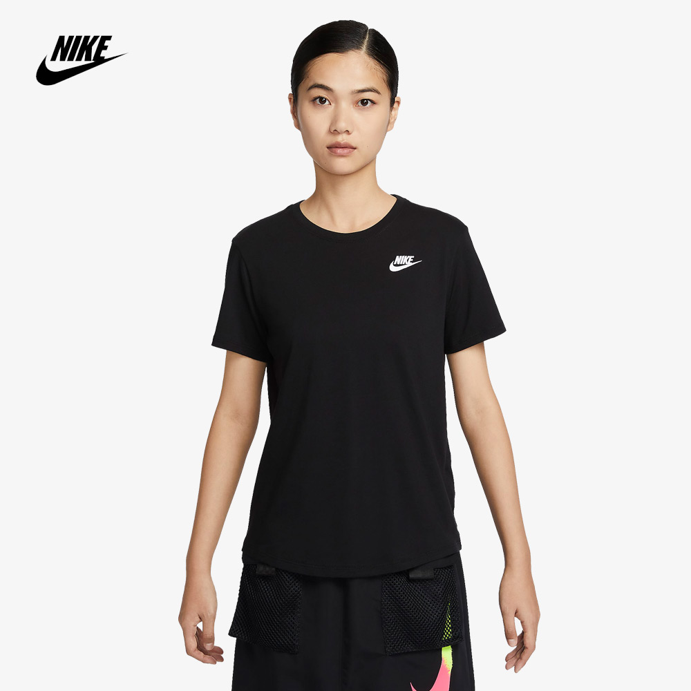 나이키 매장 정품 여성 스포츠웨어 클럽 에센셜 티셔츠 (DX7903-010)