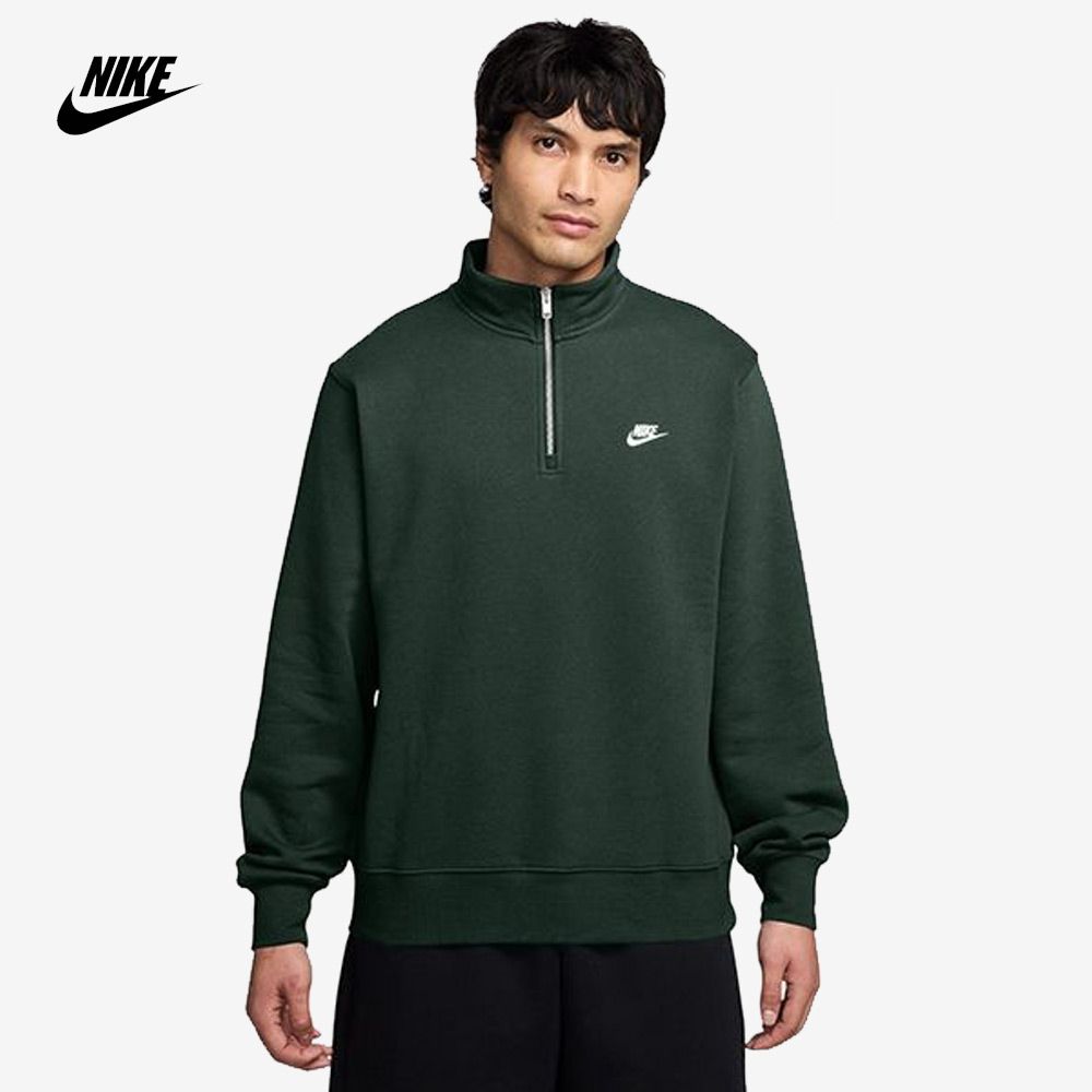 나이키 매장 정품 남성 NSW 클럽 하프집 플리스 긴팔 (FN3865-323)