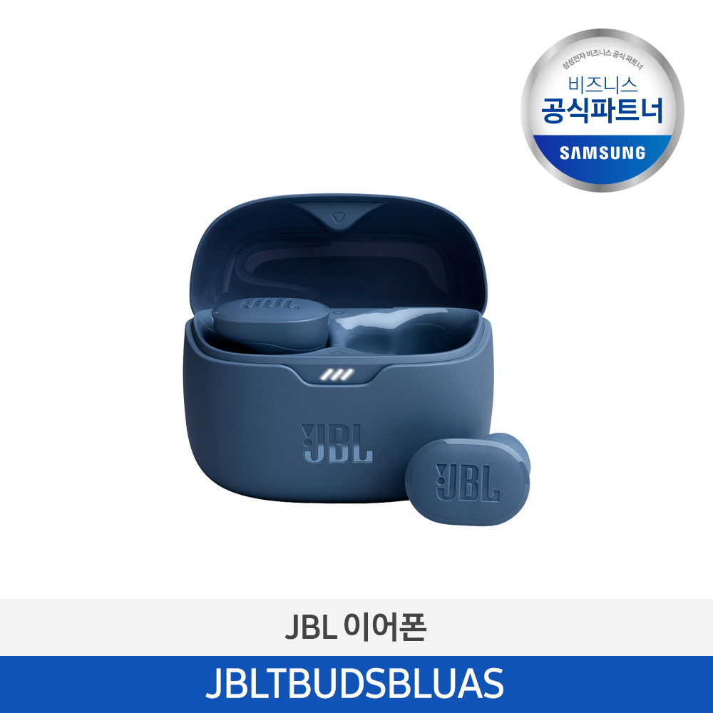 [하만카돈] JBL TUNE BUDS 노이즈 캔슬링 프리미엄 무선 이어폰 (블루) JBLTBUDSBLUAS 이미지
