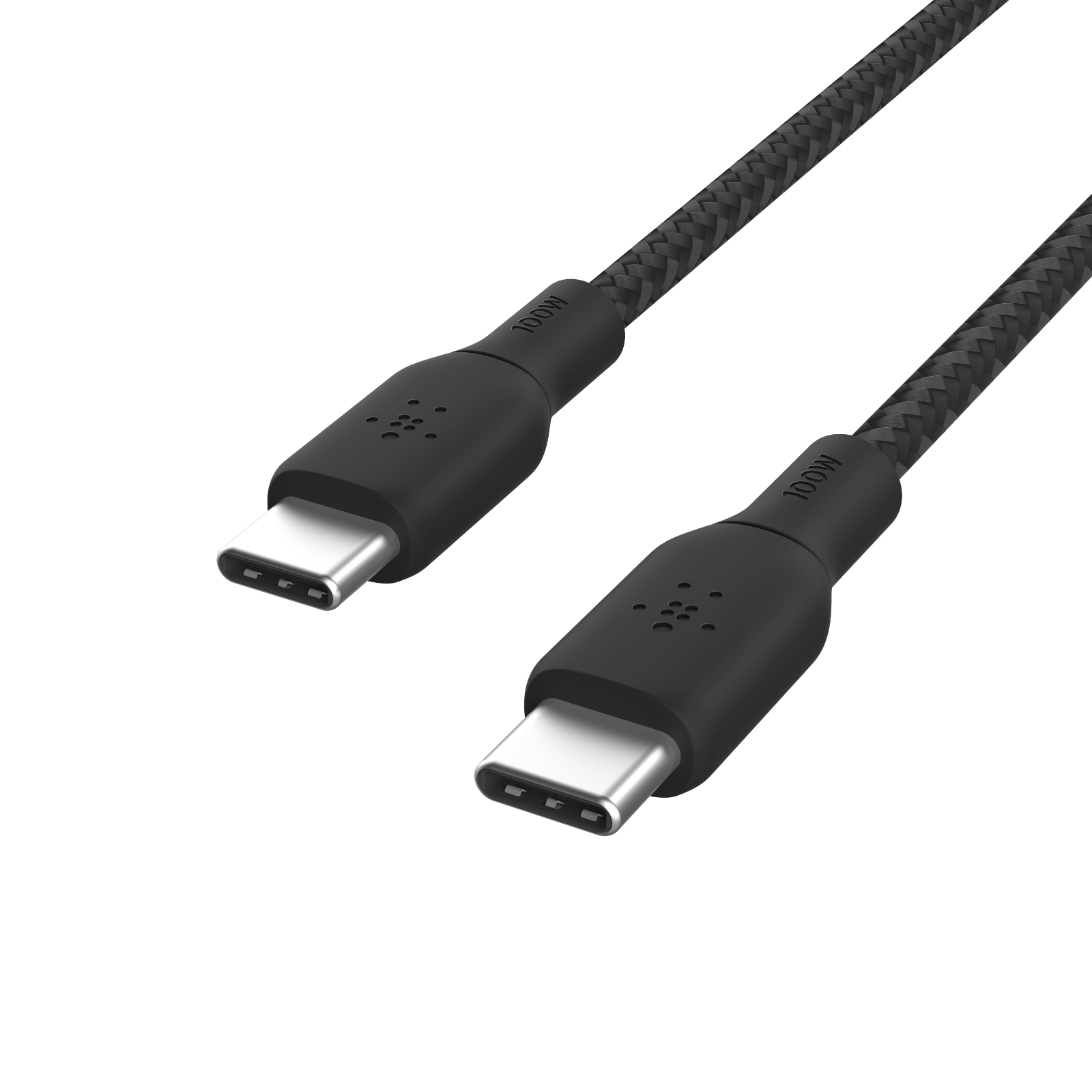 [벨킨] BoostCharge USB-C to USB-C 케이블 100W 2M (블랙/화이트) CAB014bt2M