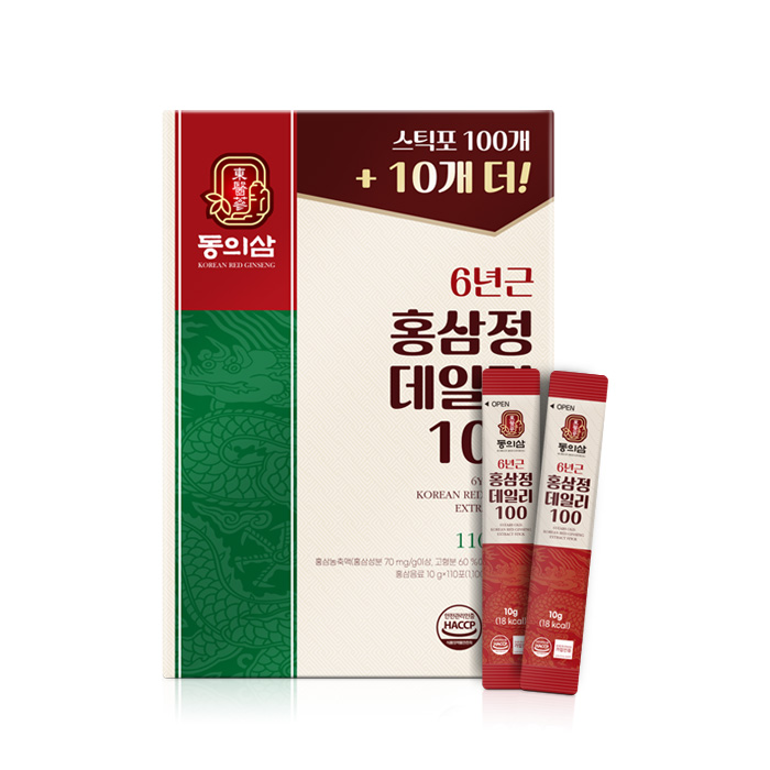 [동의삼] 6년근 홍삼정 데일리100 10g x 110포