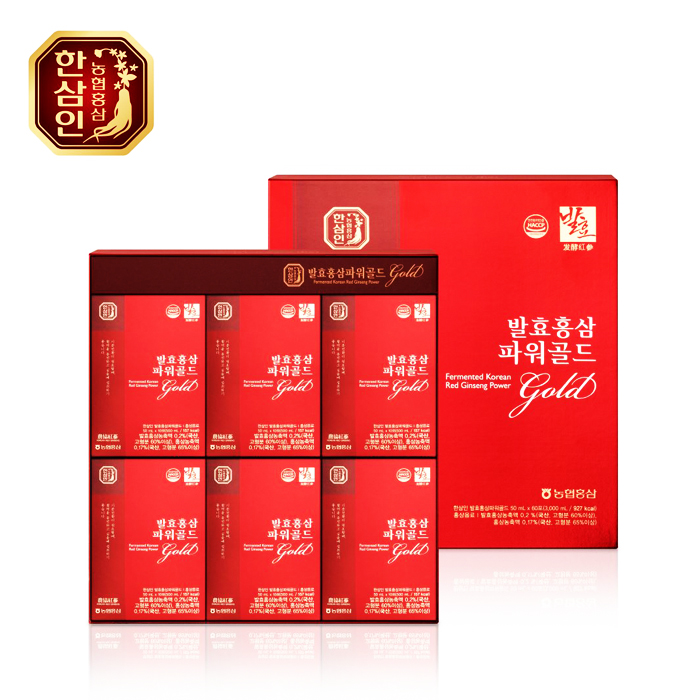 [한삼인] 발효홍삼파워골드 50ml × 60포