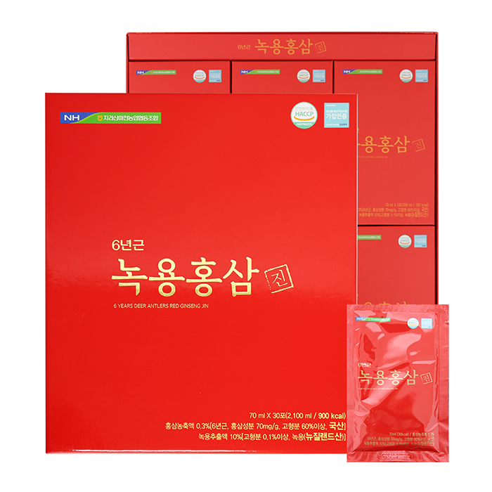 [지리산마천농협] 6년근 녹용홍삼진 70ml x 30포