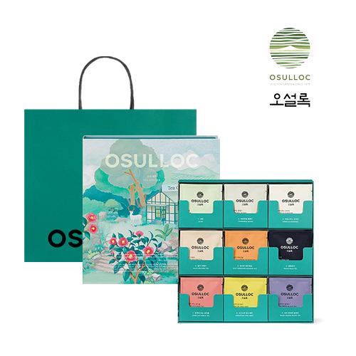 [오설록] 차의 정원 9종*3입, 총27입(선물포장+쇼핑백)