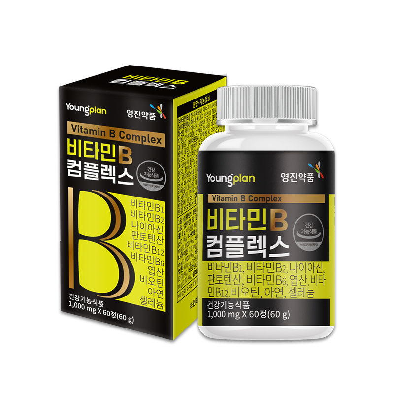 [영진약품] 비타민B 콤플렉스 1,00mg x 60정
