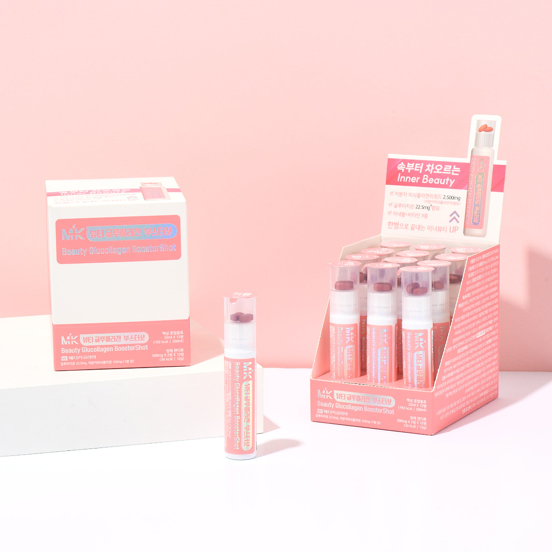 MK 멀티 비타 글루콜라겐 부스터샷 25ml x 12병