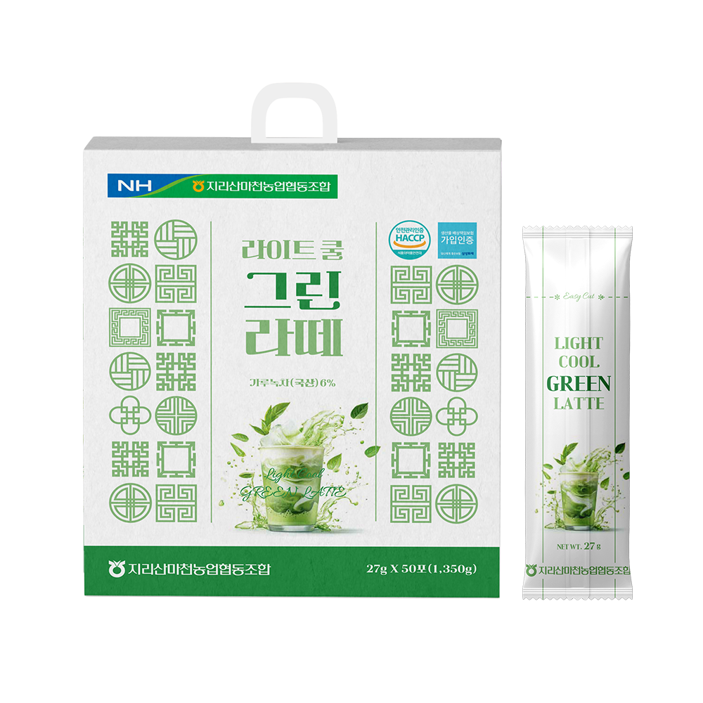 [지리산마천농협] 라이트 쿨 그린라떼 27g x 50포