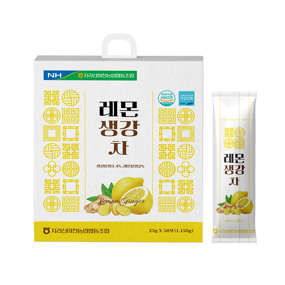 [지리산마천농협] 레몬생강차 23g x 50포