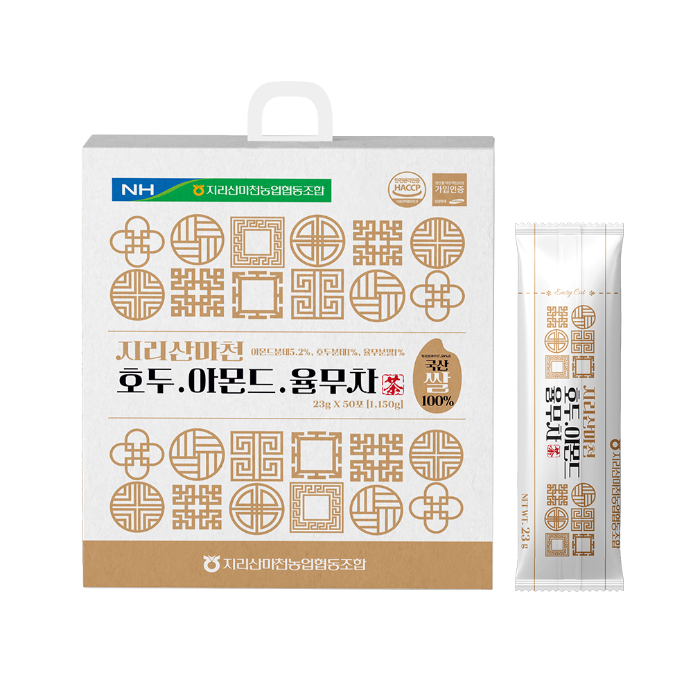 [지리산마천농협] 호두. 아몬드. 율무차 23g x 50포