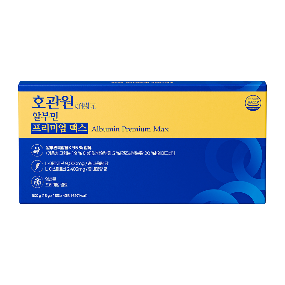 [호관원] 알부민 프리미엄 맥스 15g x 15포 x 4개입