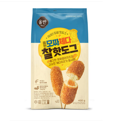 [올반키친] 모짜체다 찰핫도그 80g x 30봉