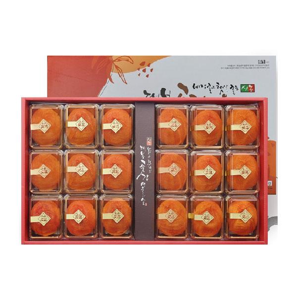 부드럽고 쫄깃한 특 대봉반건시 18과(과당85g 이상)