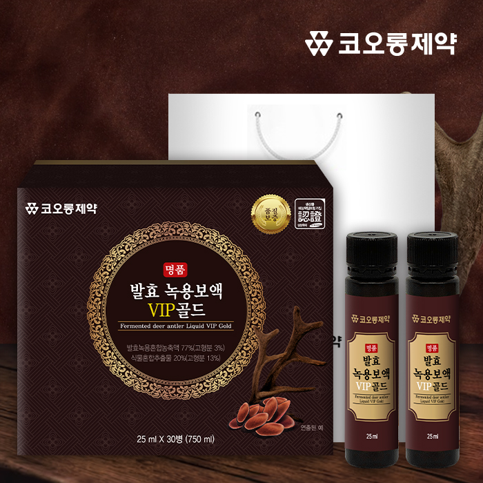 코오롱제약 명품 발효 녹용보액 VIP골드(25ml x 30병)