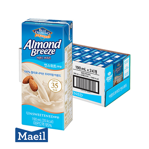 [매일] 아몬드브리즈 언스위트 190ml 24팩