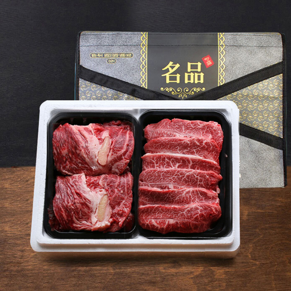 [마음한우] 1++등급 구이선물세트 1kg(등심 500g+특수부위500g)