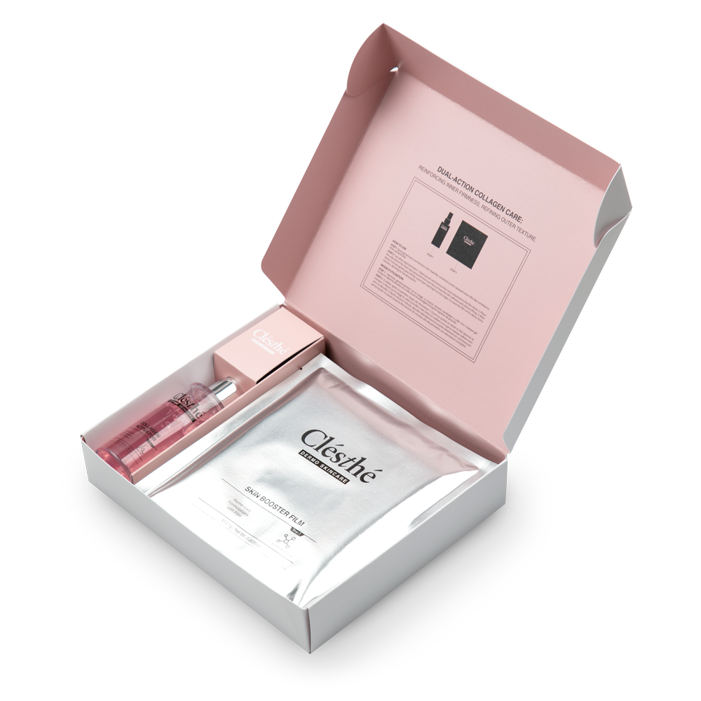 [끌레스떼] 프라이빗 홈 더모 랩 (콜라겐 액티베이터 + 스킨 부스터필름4매) 80ml