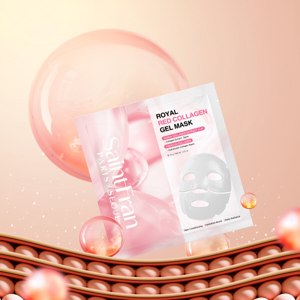 [세인트프랑] 로얄 레드 콜라겐 마스크 35g x 4 pcs