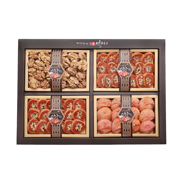 신농모둠세트2호(호두말이300g×2팩+ 곶감500g×1팩+ 호두살250g×1팩)