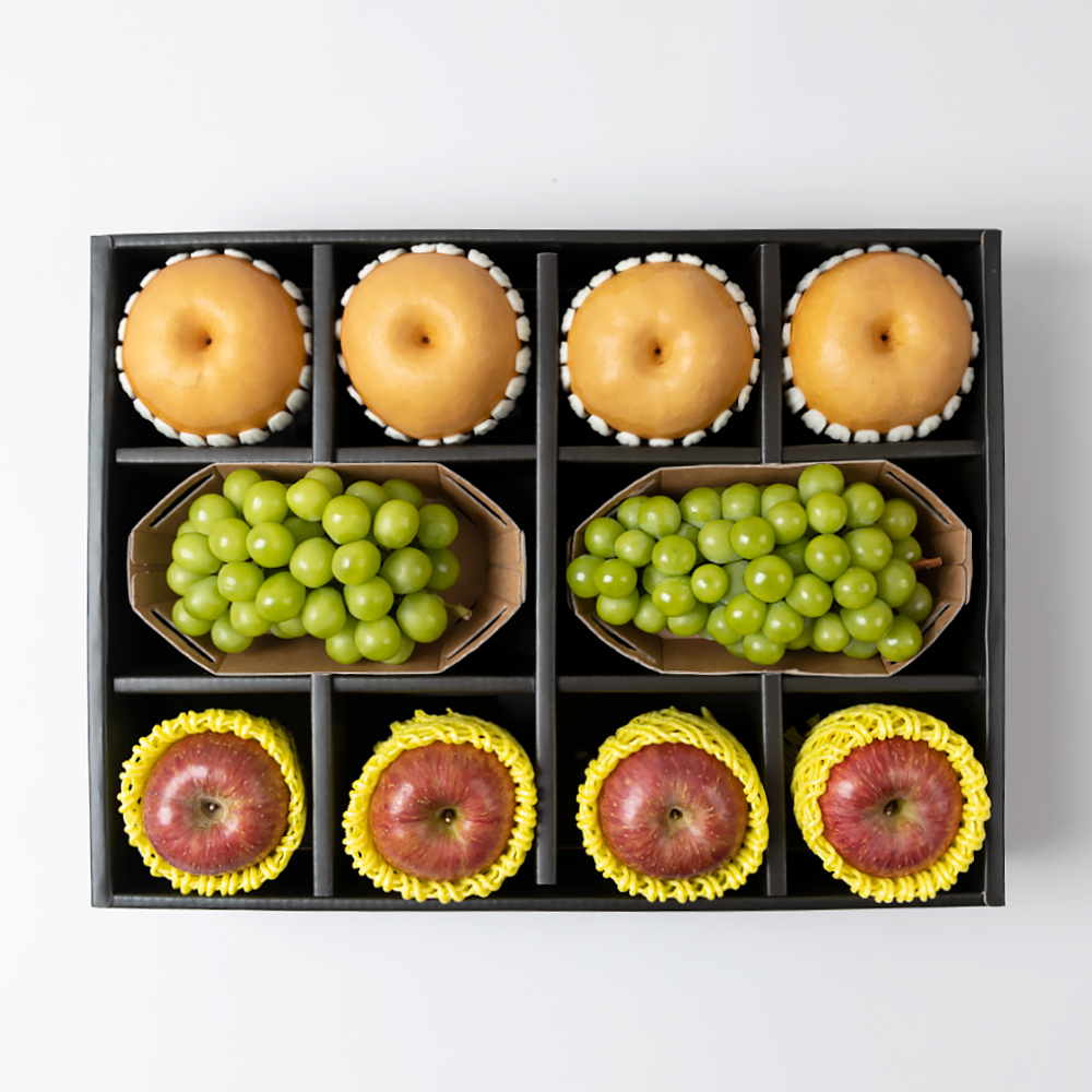 시그니처 사과 배 샤인 혼합세트 5.7kg (배4+사과4+샤인머스켓2)