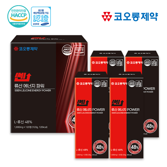 코오롱제약 쎈 류신 에너지 파워 (1,000mgX120정)