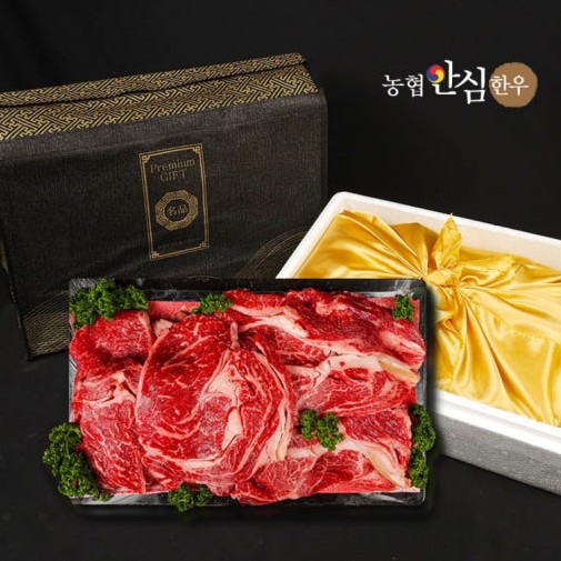 [농협안심한우] 1++구이3호 1kg (등심500g+채끝500g)