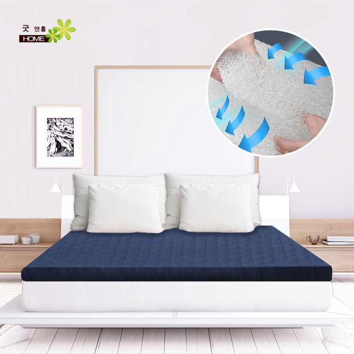 굿앤홈 에어솔솔 폴더 매트리스 + 속커버 + 겉커버(5cm) [싱글]