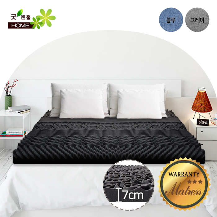굿앤홈 3D 7존 토퍼 매트리스+커버(7cm) 퀸