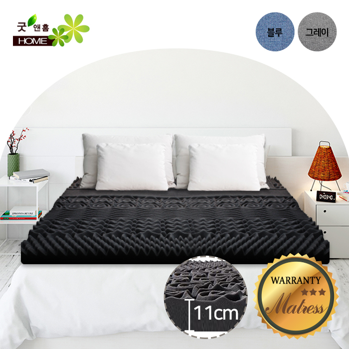 굿앤홈 7존 3D 마약 매트리스+커버(11cm)퀸